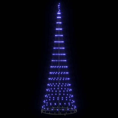 LED Kerstboom met 355 LED met standaard Blauw 184.5 cm Metaal