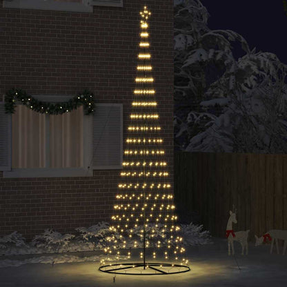 LED Kerstboom met 455 LED met standaard Warmwit 399 cm Metaal