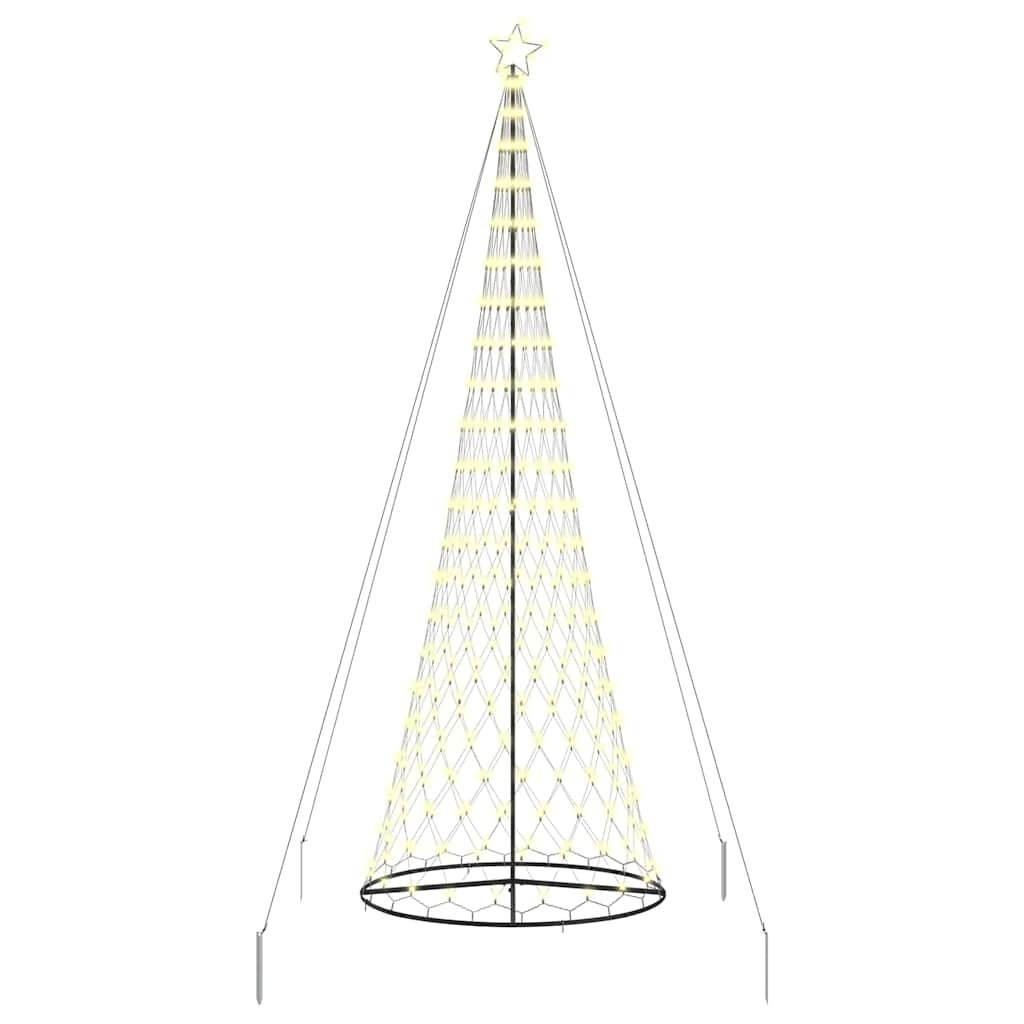 LED Kerstboom met 455 LED met standaard Warmwit 399 cm Metaal