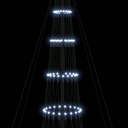 LED Kerstboom met 455 LED met standaard Koudwit 399 cm Metaal