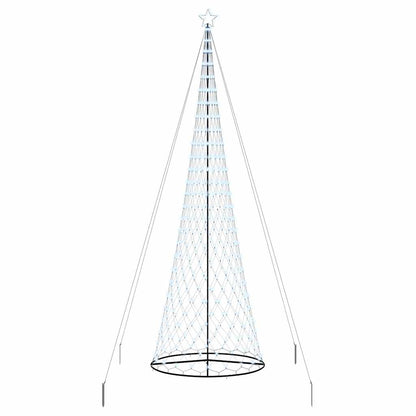 LED Kerstboom met 455 LED met standaard Koudwit 399 cm Metaal