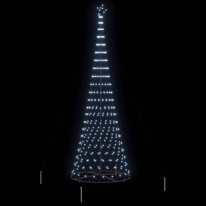 LED Kerstboom met 455 LED met standaard Koudwit 399 cm Metaal