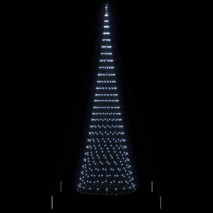 LED Kerstboom met 455 LED met standaard Koudwit 399 cm Metaal