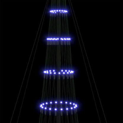 LED Kerstboom Blauw 400 cm Metaal