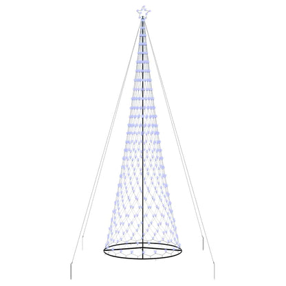 LED Kerstboom Blauw 400 cm Metaal