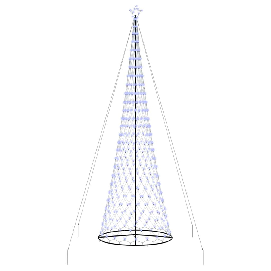 LED Kerstboom Blauw 400 cm Metaal