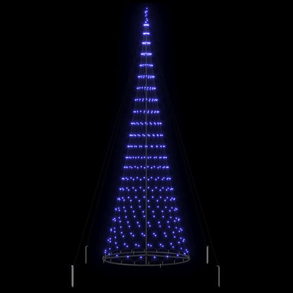 LED Kerstboom Blauw 400 cm Metaal