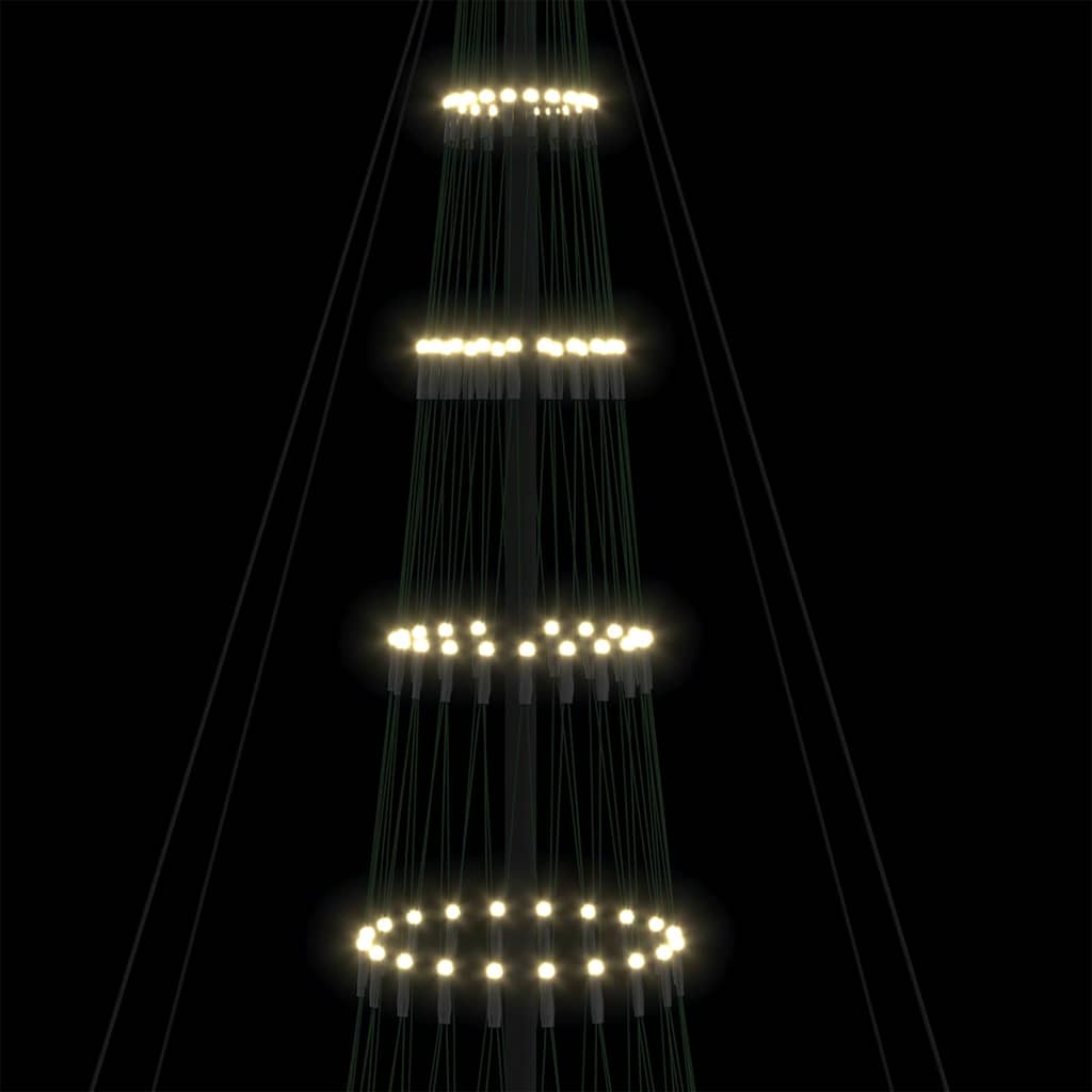 LED Kerstboom met 555 LED met standaard Warmwit 500 cm Metaal