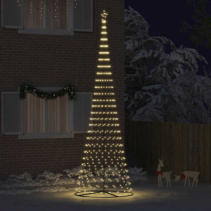 LED Kerstboom met 555 LED met standaard Warmwit 500 cm Metaal