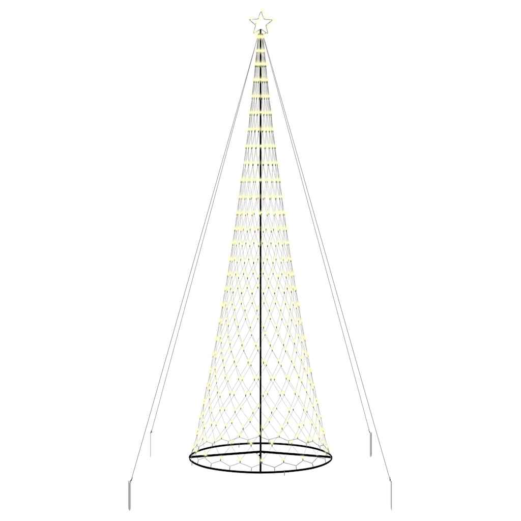 LED Kerstboom met 555 LED met standaard Warmwit 500 cm Metaal