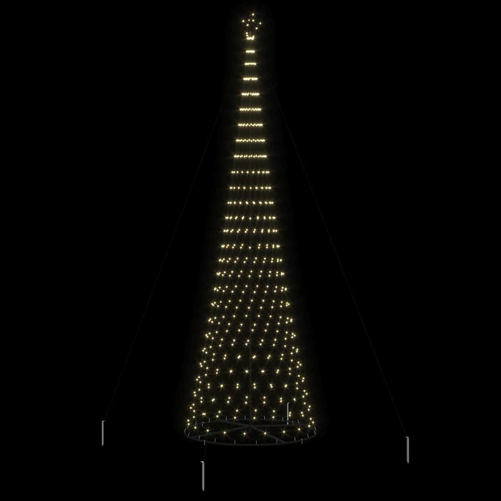 LED Kerstboom met 555 LED met standaard Warmwit 500 cm Metaal
