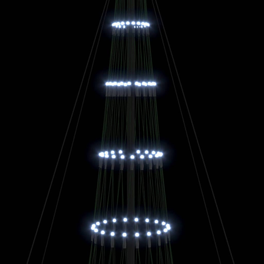 Led Kerstboom Met 555 Led Met Standaard Koudwit 500 Cm Metaal
