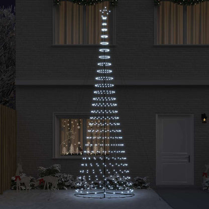 Led Kerstboom Met 555 Led Met Standaard Koudwit 500 Cm Metaal