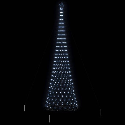 Led Kerstboom Met 555 Led Met Standaard Koudwit 500 Cm Metaal