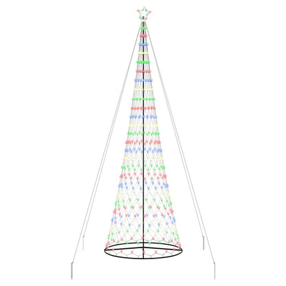 LED Kerstboom met 555 LED Multikleur 500 cm Metaal
