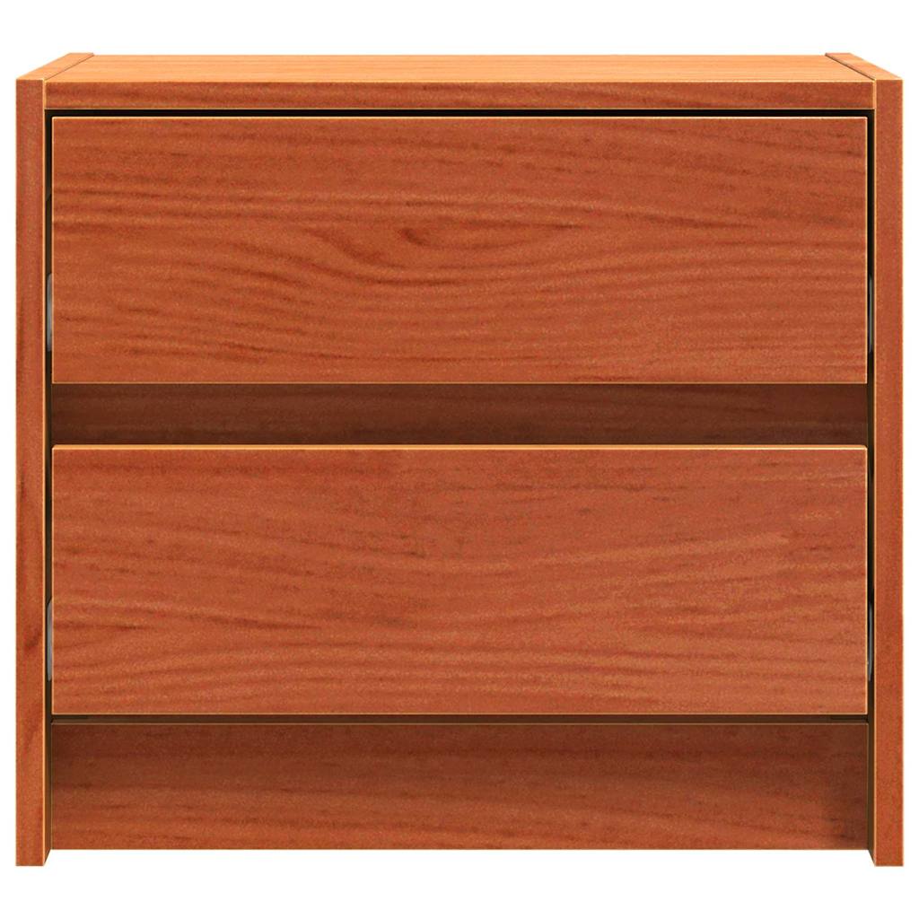 Nachtkastjes met lade Wasbruin 40 x 30.5 x 35.5 cm Grenenhout
