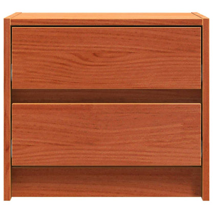 Nachtkastjes met lade Wasbruin 40 x 30.5 x 35.5 cm Grenenhout