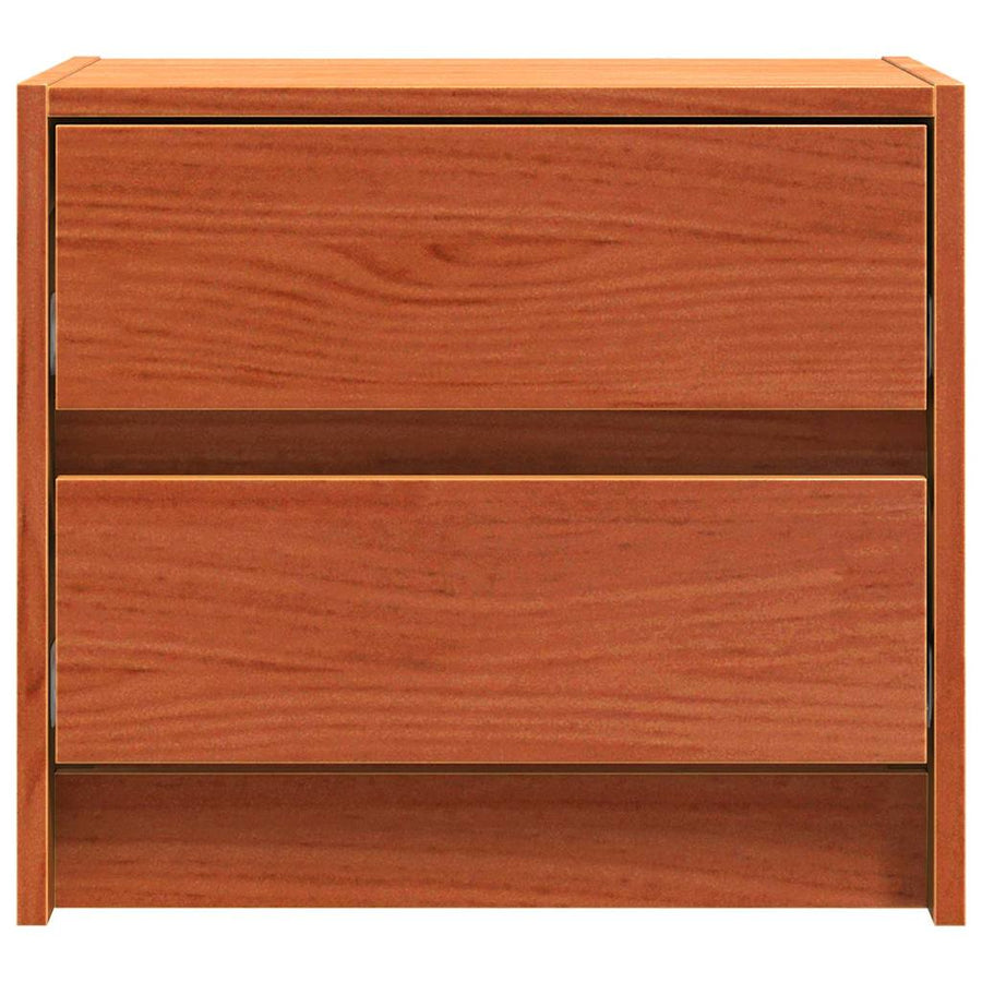 Nachtkastjes met lade Wasbruin 40 x 30.5 x 35.5 cm Grenenhout