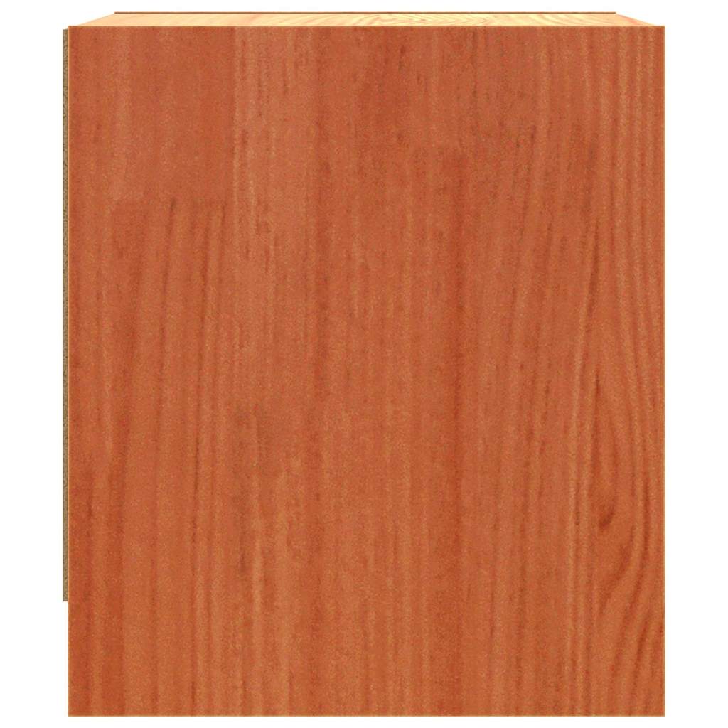 Nachtkastjes met lade Wasbruin 40 x 30.5 x 35.5 cm Grenenhout