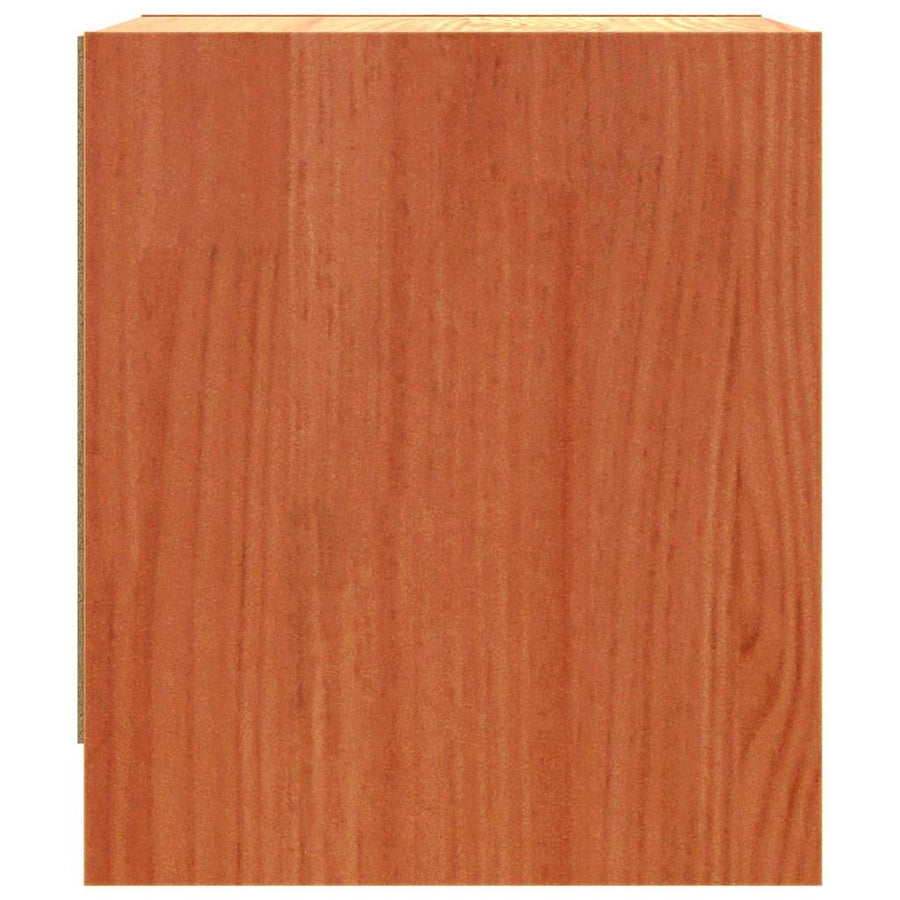 Nachtkastjes met lade Wasbruin 40 x 30.5 x 35.5 cm Grenenhout