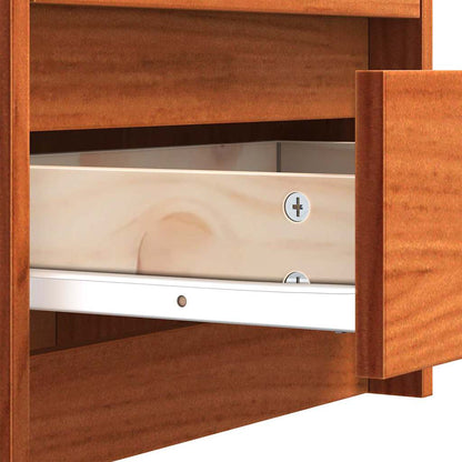 Nachtkastjes 2 pcs Wasbruin 40 x 30.5 x 35.5 cm Grenenhout