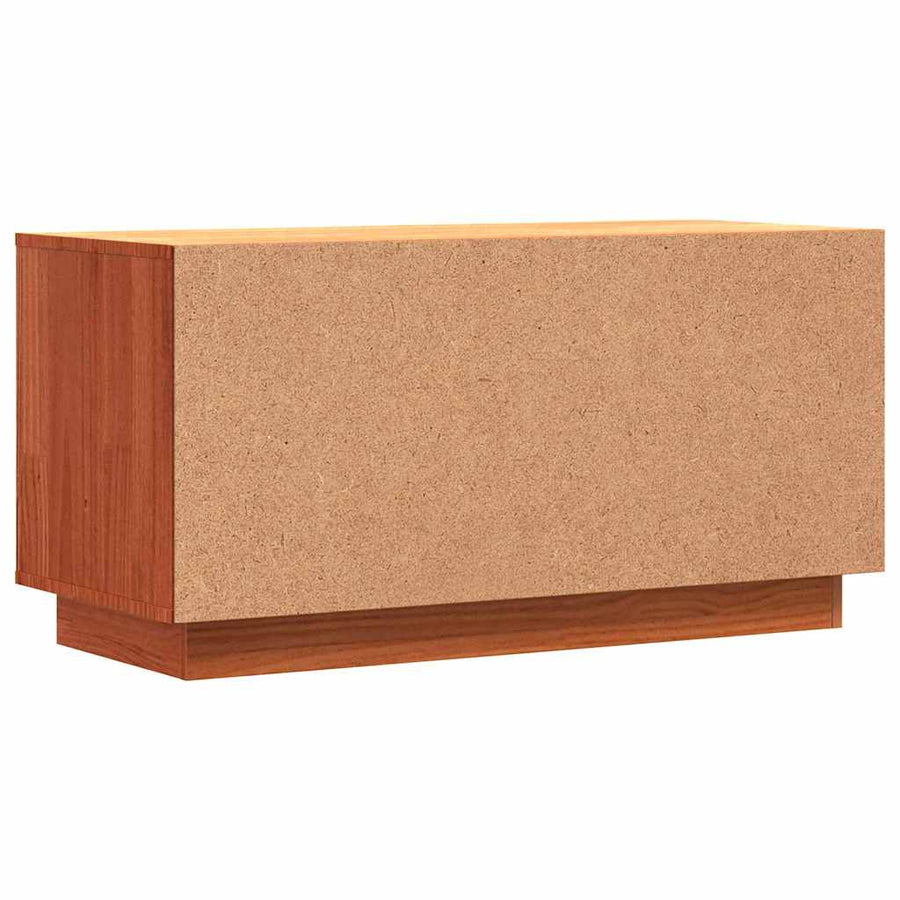 TV-kast Wasbruin 80 x 35 x 40,5 cm Massief grenenhout
