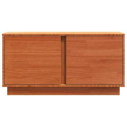 TV-kast Wasbruin 80 x 35 x 40,5 cm Massief grenenhout