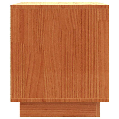 TV-kast Wasbruin 80 x 35 x 40,5 cm Massief grenenhout