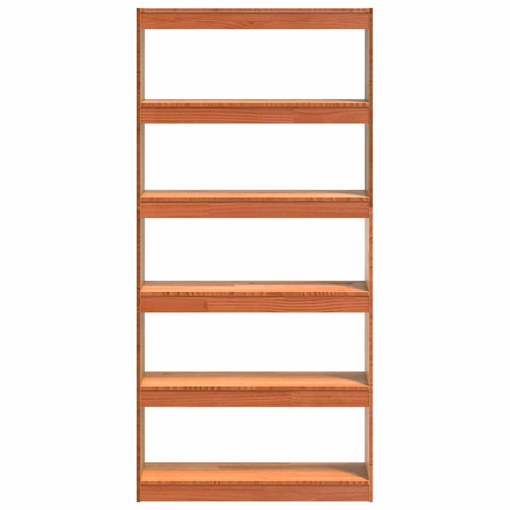 Boekenkast Wasbruin 80 x 30 x 167,5 cm Massief grenenhout