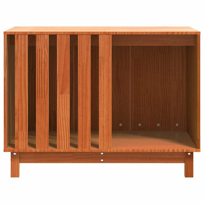 Hondenhuis Wasbruin 100 x 70 x 70 cm Massief grenenhout