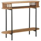 Eettafel 90x30x75 cm massief acaciahout teakbruin