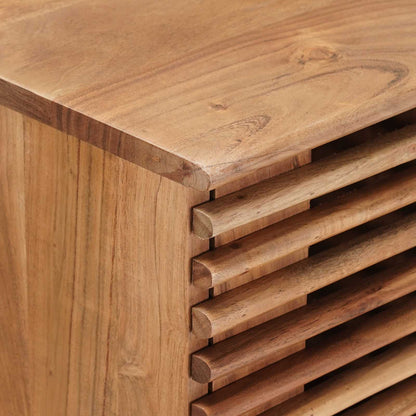 Eindtafels met opslag met de deur Naturel 100 x 30 x 75 cm