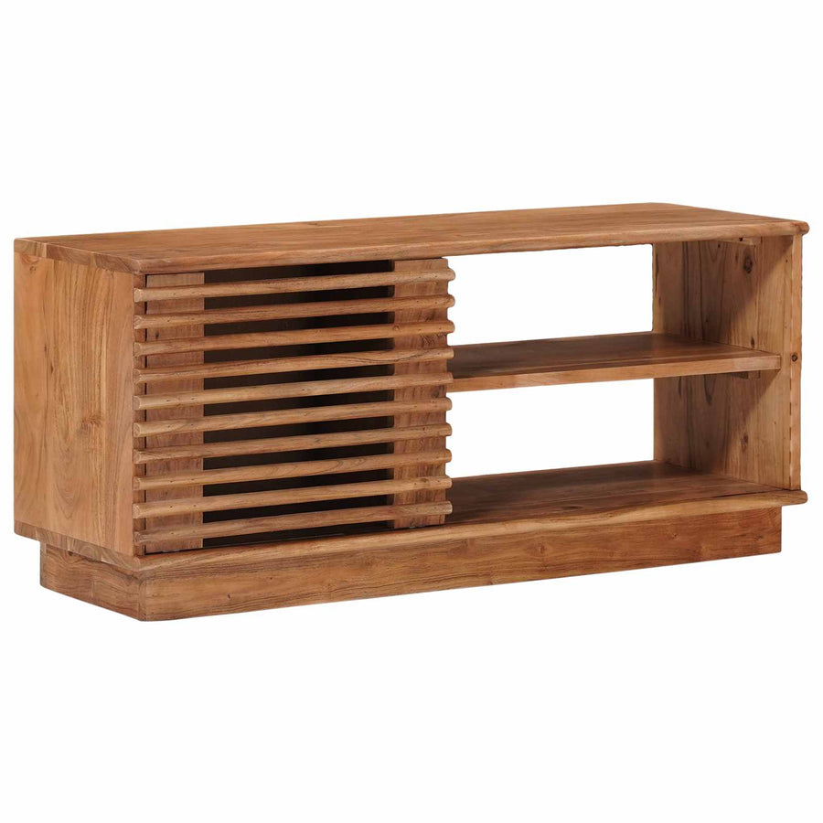 TV-kast met opslag met de deur Naturel 90 x 30 x 40 cm