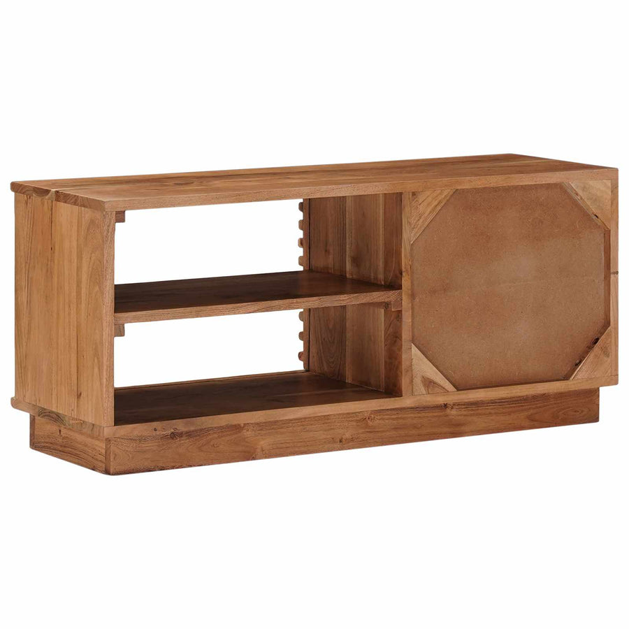 TV-kast met opslag met de deur Naturel 90 x 30 x 40 cm