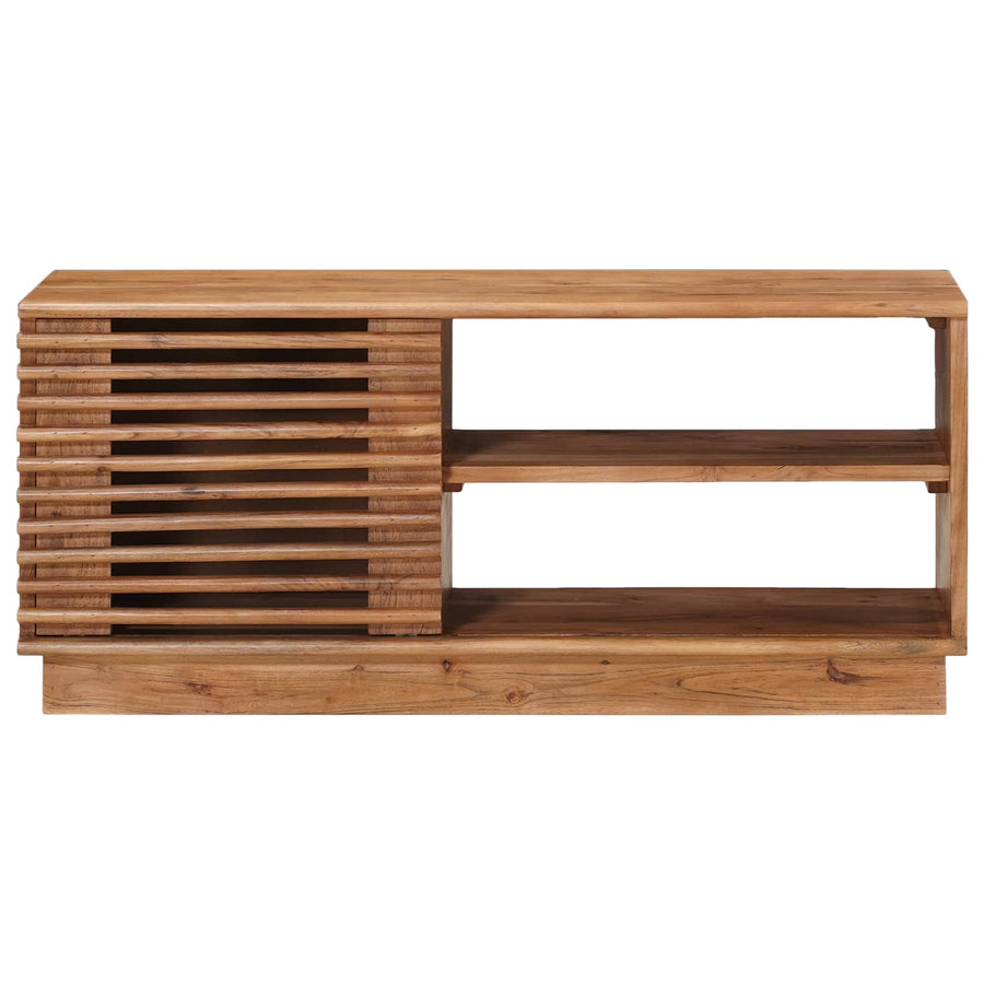 TV-kast met opslag met de deur Naturel 90 x 30 x 40 cm