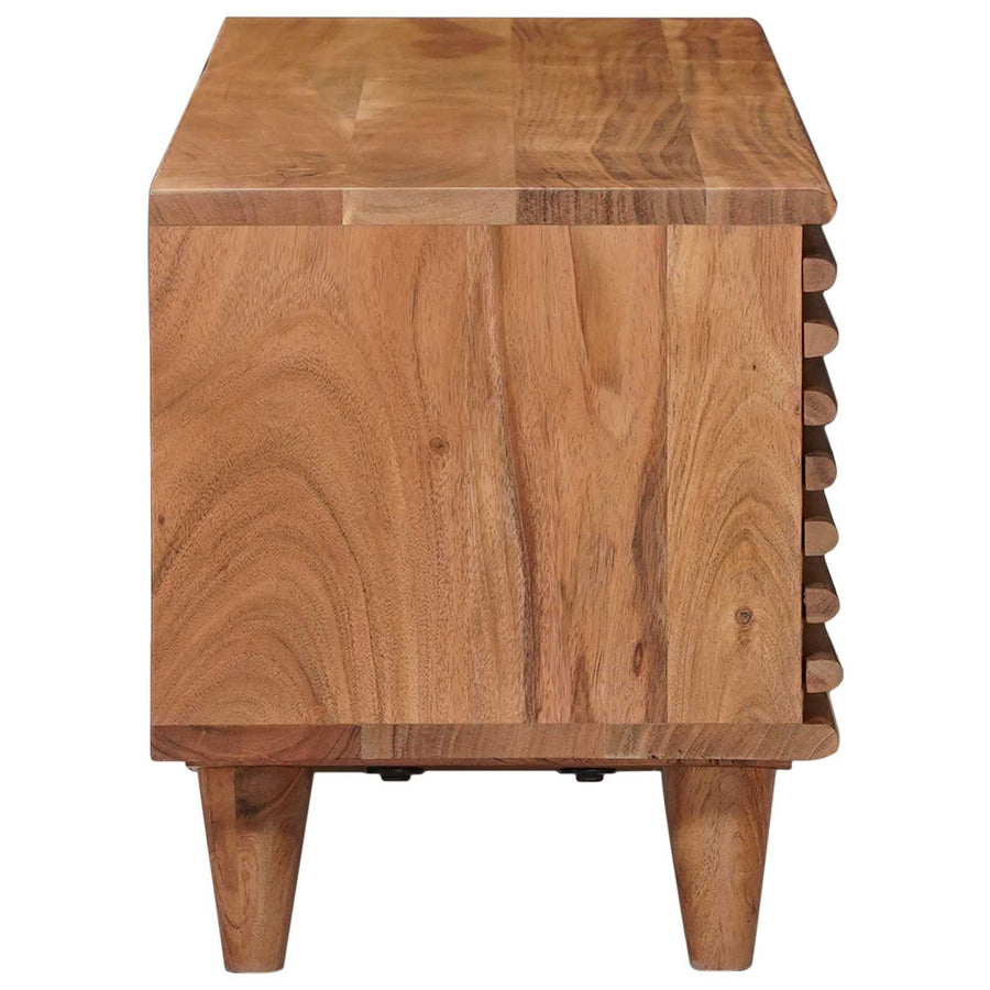 TV-kast met opslag met de deur Naturel 105 x 30 x 35 cm