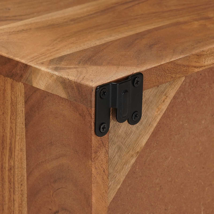 TV-kast met opslag met de deur Naturel 105 x 30 x 22,5 cm