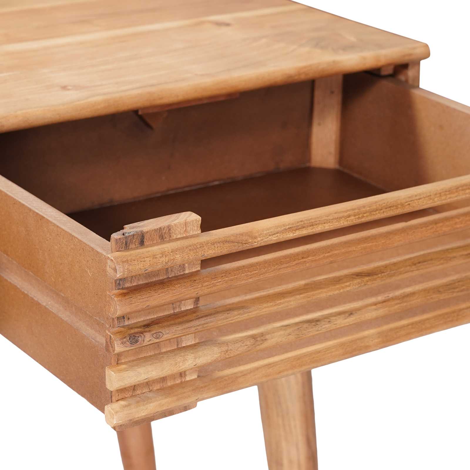 Bureau met lade met opslag Naturel 100 x 48 x 76 cm