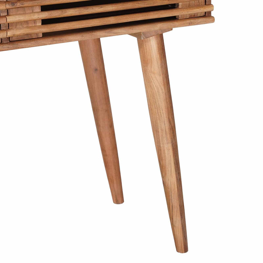 Bureau met lade met opslag Naturel 100 x 48 x 76 cm