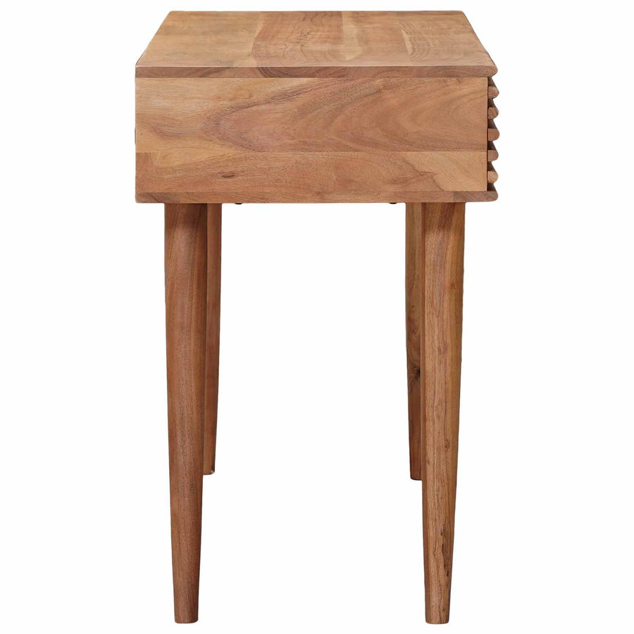 Bureau met lade met opslag Naturel 100 x 48 x 76 cm