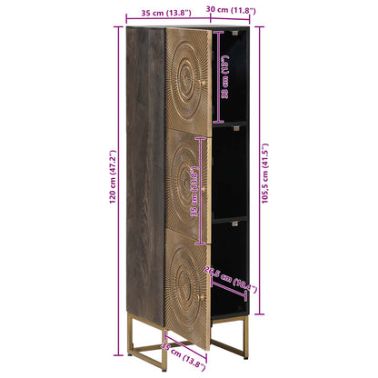 Hoge kast Koper 35 x 30 x 120 cm