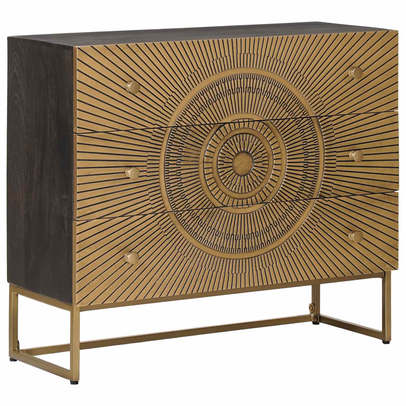 Ladenkast met lade Koper 75 x 30 x 65 cm