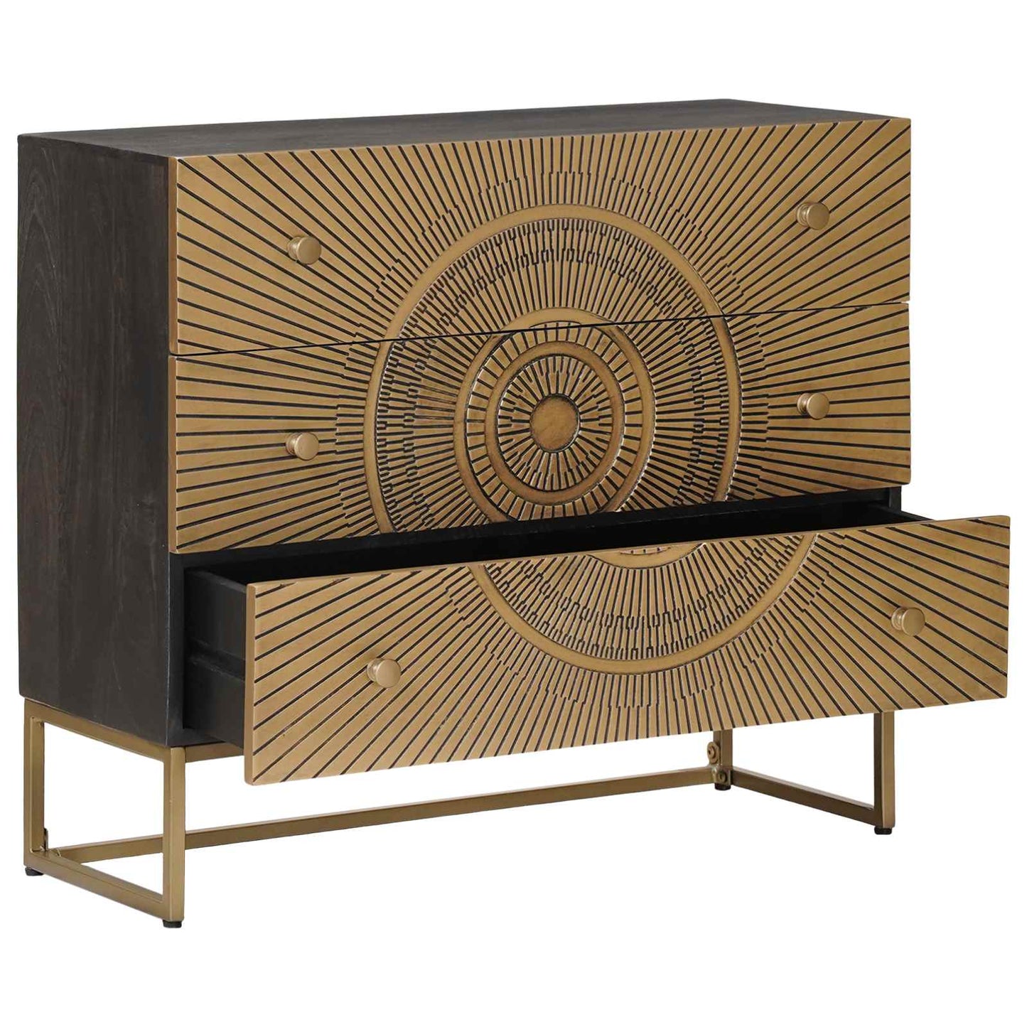 Ladenkast met lade Koper 75 x 30 x 65 cm