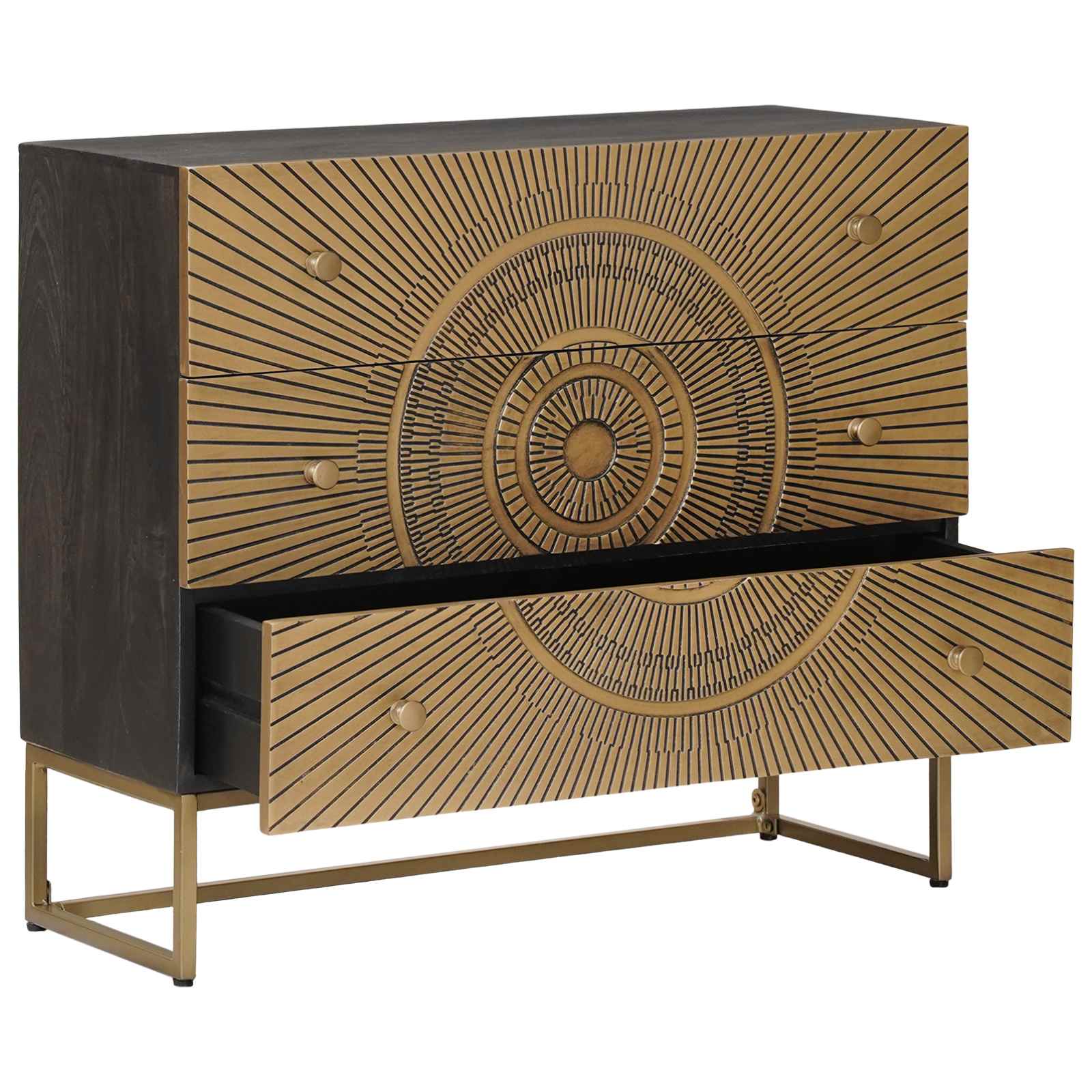 Ladenkast met lade Koper 75 x 30 x 65 cm