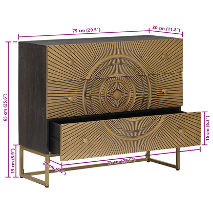 Ladenkast met lade Koper 75 x 30 x 65 cm
