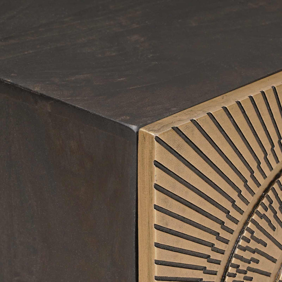 TV-kast met lade met plank met opslag Koper 105 x 30 x 50 cm