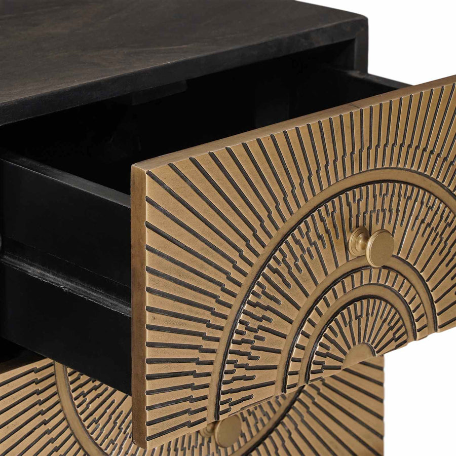 TV-kast met lade met plank met opslag Koper 105 x 30 x 50 cm