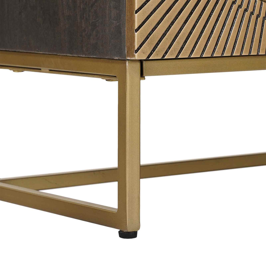 TV-kast met lade met plank met opslag Koper 105 x 30 x 50 cm