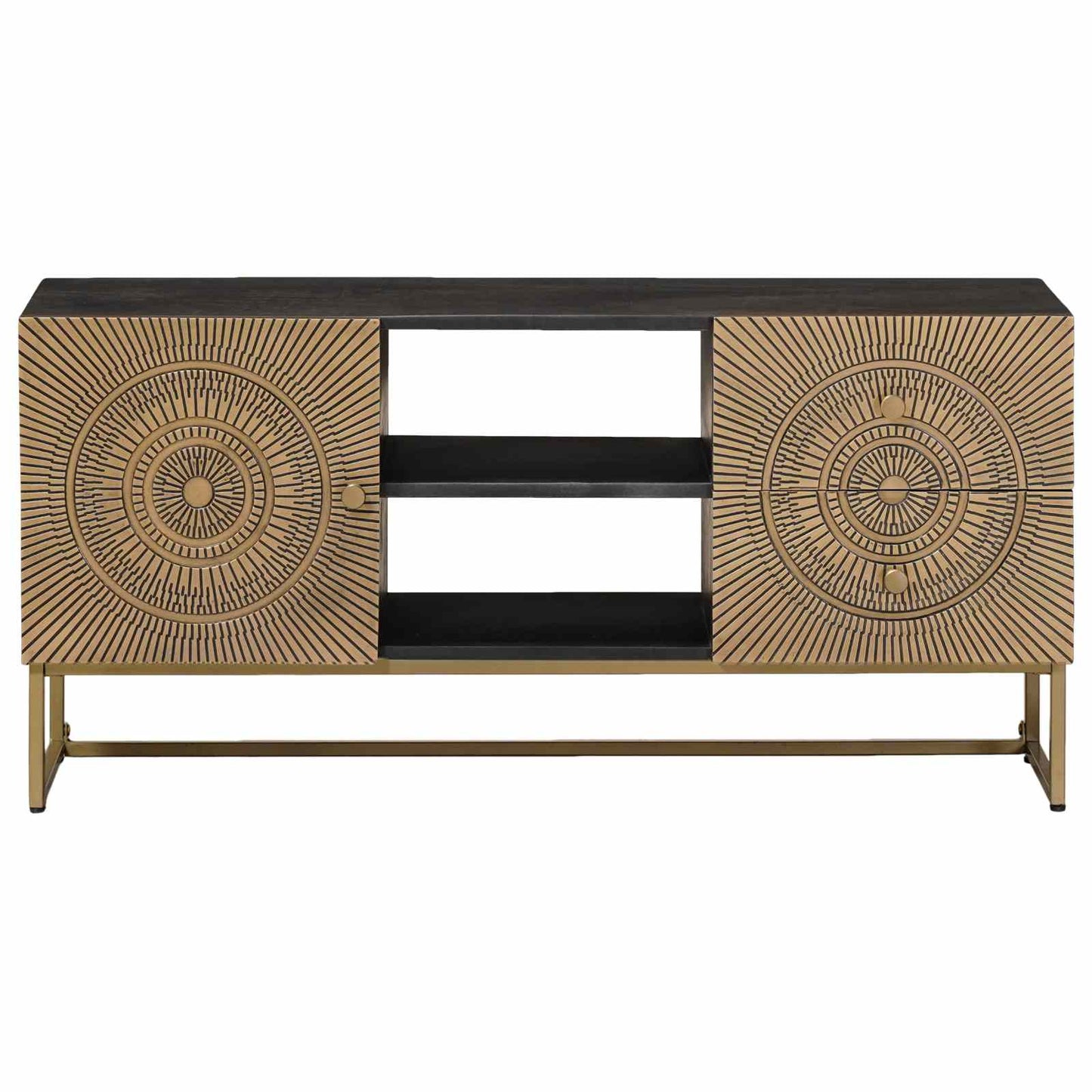 TV-kast met lade met plank met opslag Koper 105 x 30 x 50 cm