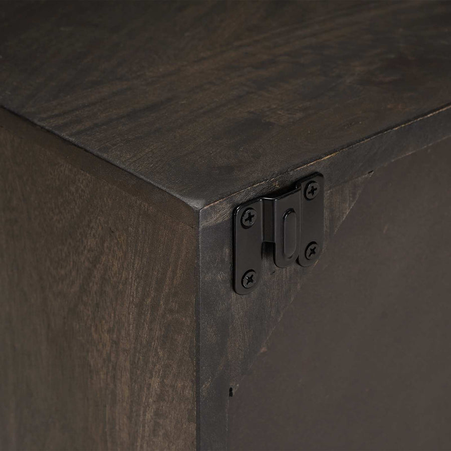 TV-kast met plank met opslag met de deur Koper 105 x 30 x 35 cm